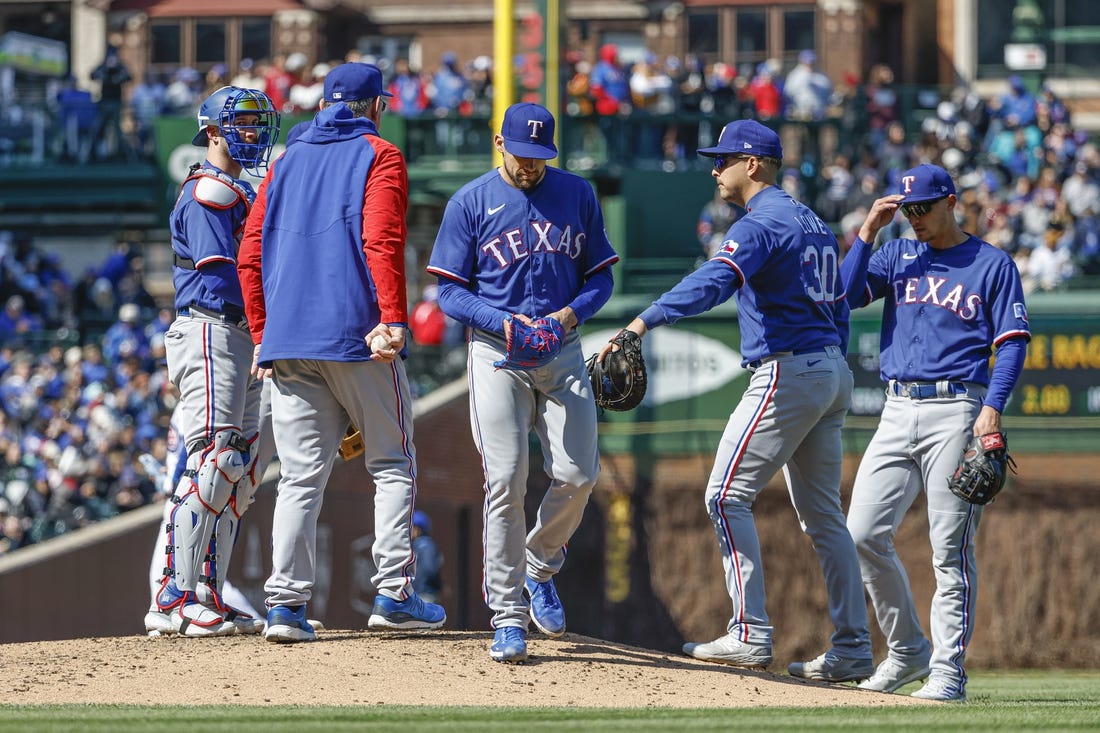 The Texas Rangers are pounding the ball with an offense that leads