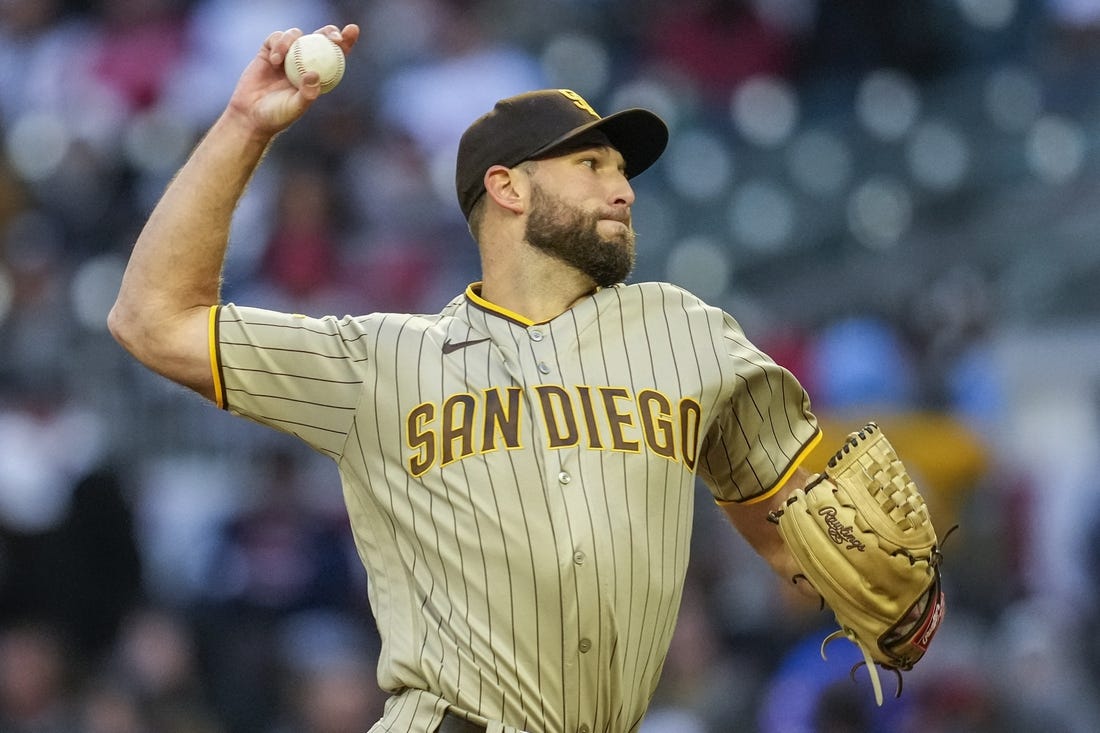 Michael Wacha's first Padres K, 04/01/2023