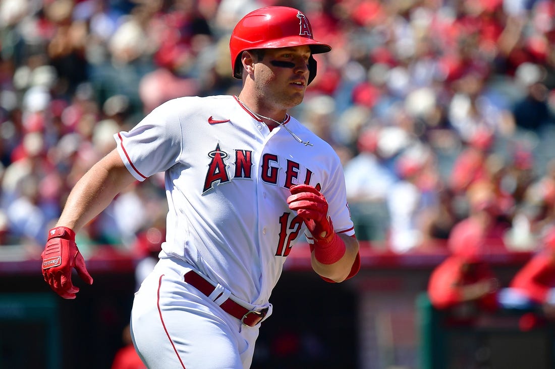 ANAHEIM, CA - APRIL 12: Los Angeles Angels shortstop Gio Urshela