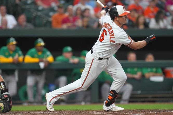 Orioles' Ryan Mountcastle faces A's again after big night