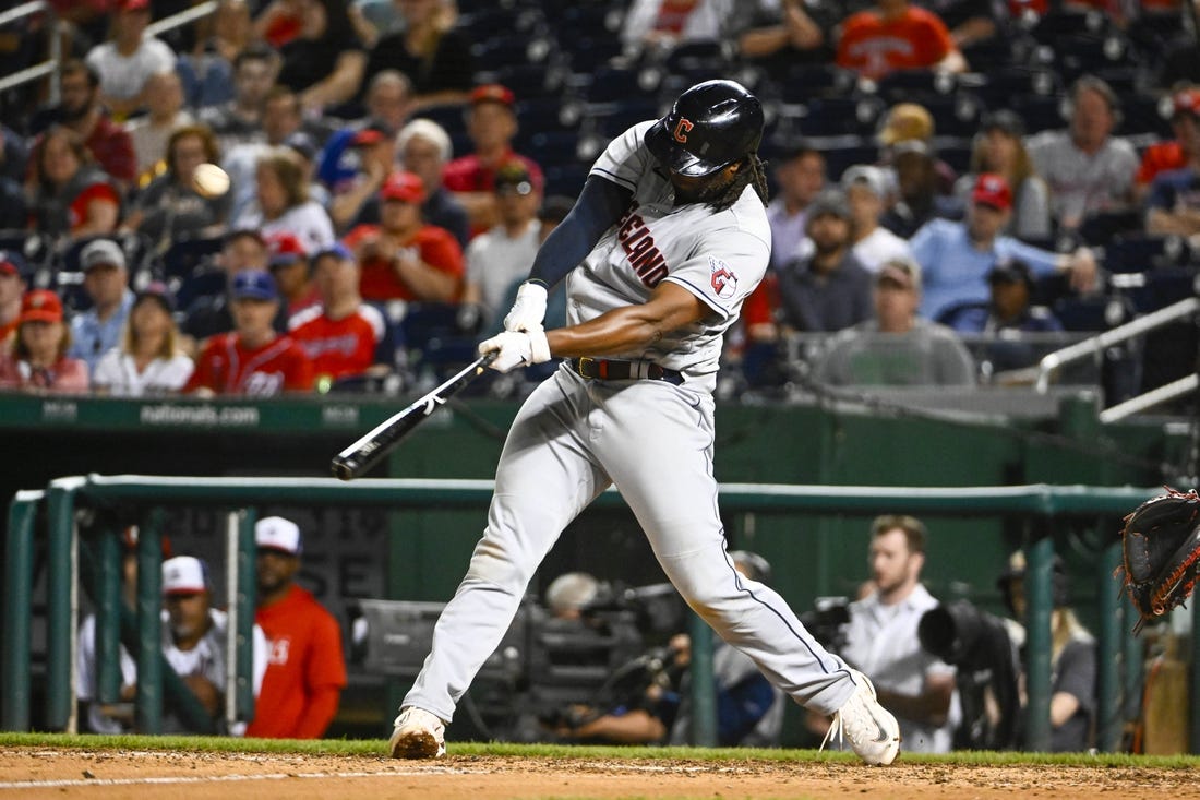 Bell hits first Cleveland homer as Guardians defeat Nats 4-3