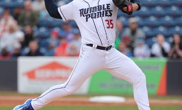 Justin Verlander made a rehab appearance with the Double-A Binghamton Rumble Ponies on Friday, April 28, 2023 at Mirabito Stadium. Verlander has yet to make a regular-season appearance with the New York Mets.

Img 5015