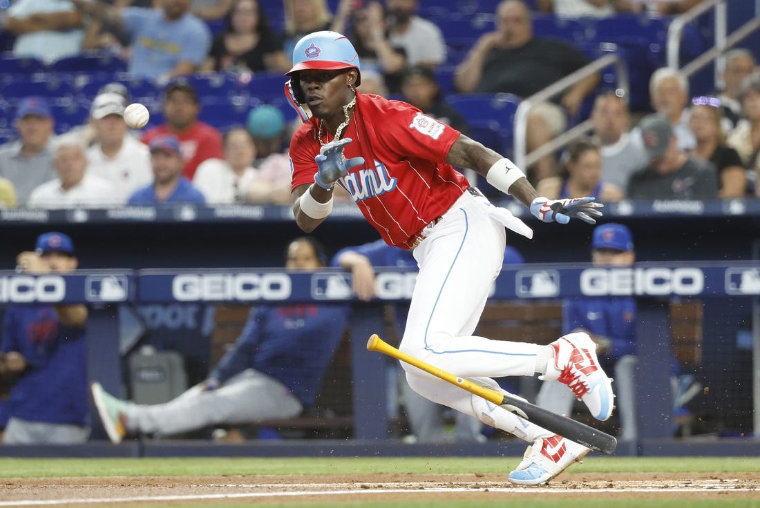 Miami Marlins' Edward Cabrera strikes out 12 in win vs Cubs