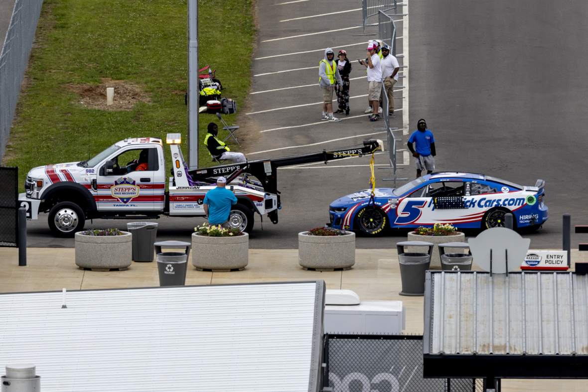 Kyle Larson talks about escaping his extremely dangerous crash at Talladega