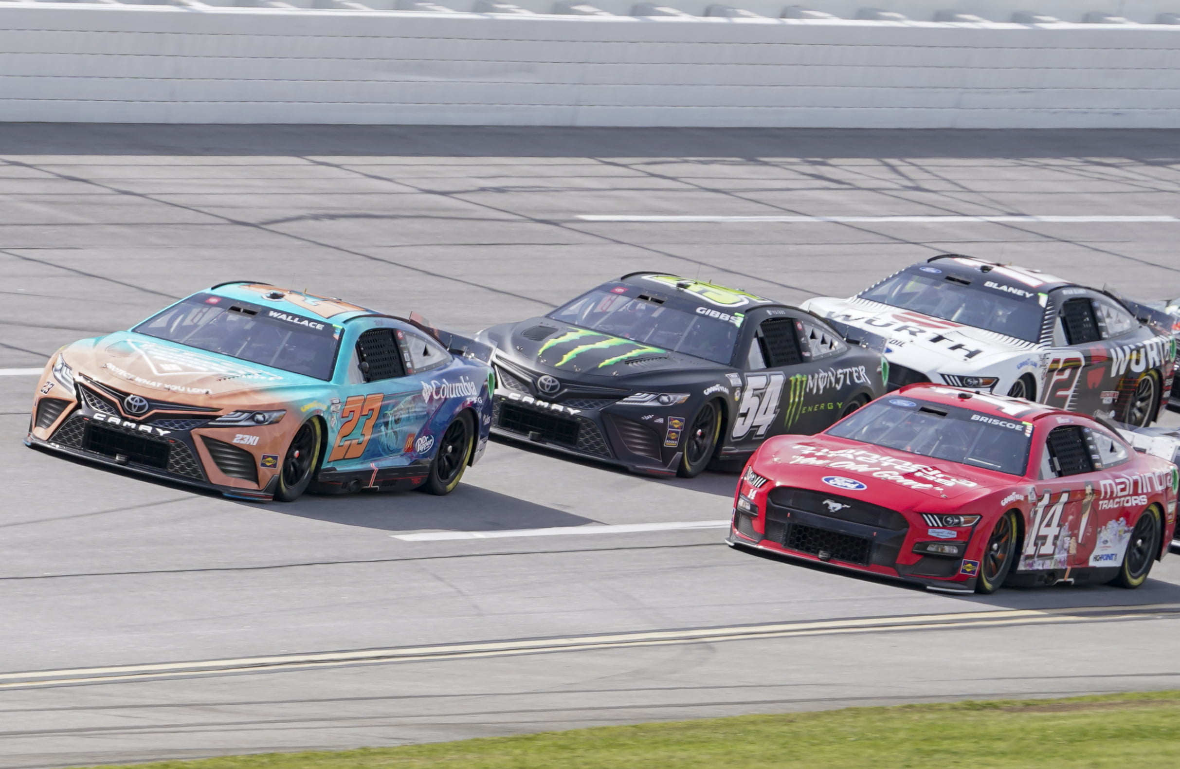 Bubba Wallace discusses last-lap blocks that caused big wreck at Talladega