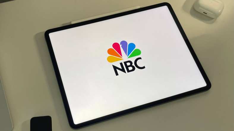 NBC logo on Ipad