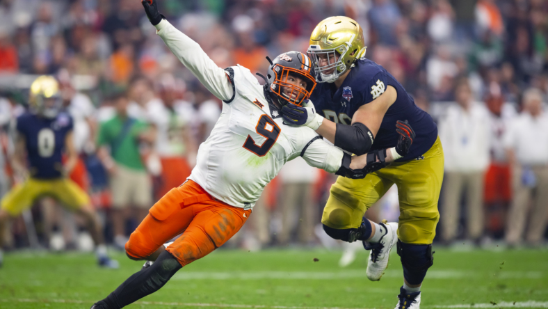 NCAA Football: Fiesta Bowl-Oklahoma State at Notre Dame