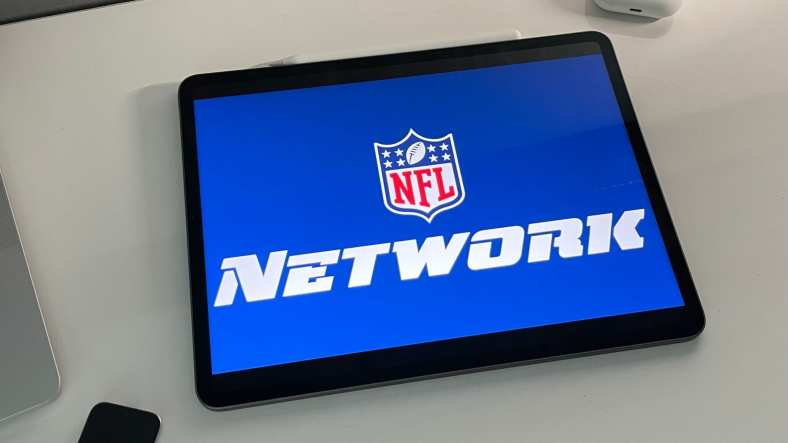 nfl network logo on an ipad