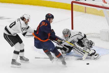 NHL: Stanley Cup Playoffs-Los Angeles Kings at Edmonton Oilers