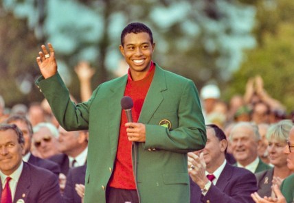 Iconic ball from Tiger Woods’ 1997 Masters win sells for a wild price
