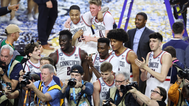 UConn survives San Diego State to win fifth national title