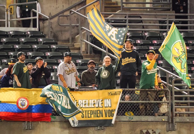 A's fans bring 'Sell the team' movement to Washington