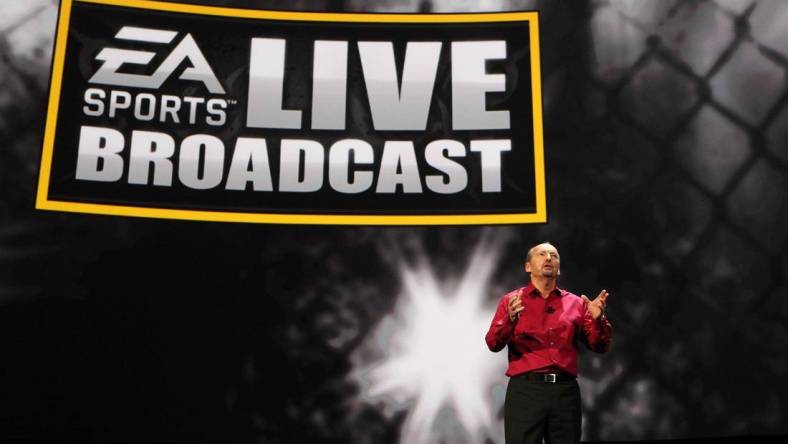 As schools capitalized on TV money and other ventures, the money pot grew. One source was video games. The popular EA college football titles brought in roughly $80 million revenue on two million unit sales, EA Sports executive Joel Linzner testified in court.

Ca Ea E3 2010 Press Conference