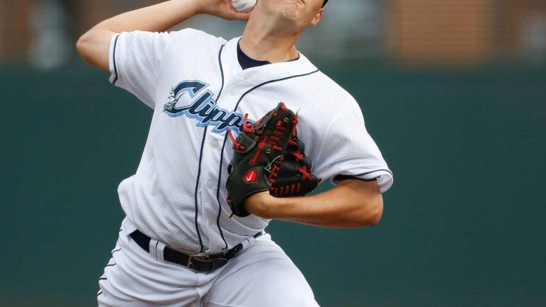 Yokohama starter Trevor Bauer (file photo) won his first game in 22 months on Wednesday and has achieved celebrity status in Japan. (Columbus Dispatch photo by Fred Squillante)

Clippers 8 2 Fs 03