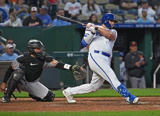 Kyle Isbel's RBI double, 05/03/2023