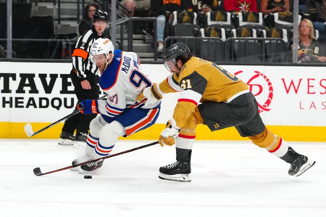 Golden Knights aim to bounce back in Game 3 vs. Oilers