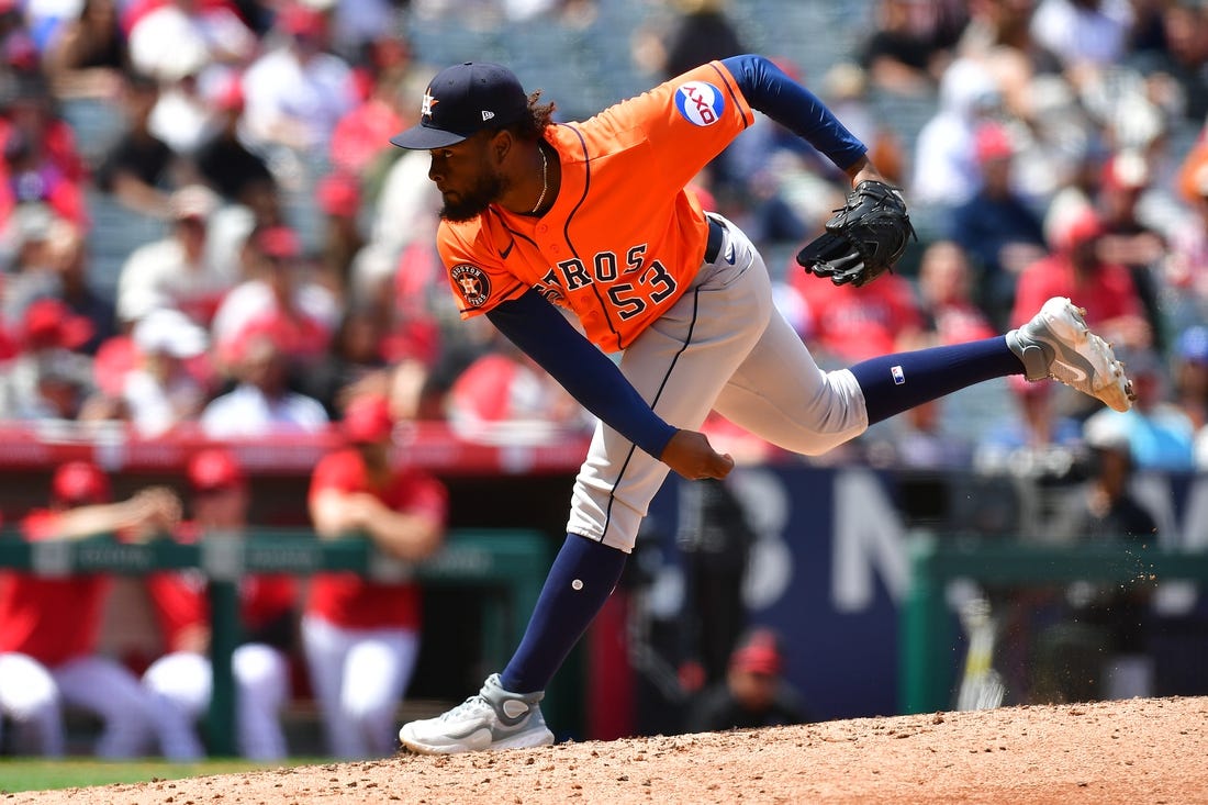 Cristian Javier & Hector Neris & Ryan Pressly Houston Astros