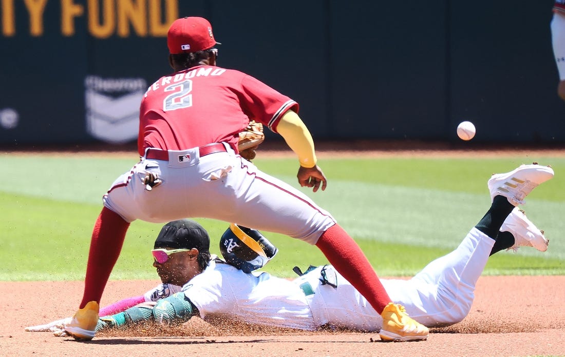 Lourdes Gurriel Jr. go-ahead run Arizona Diamondbacks Oakland Athletics