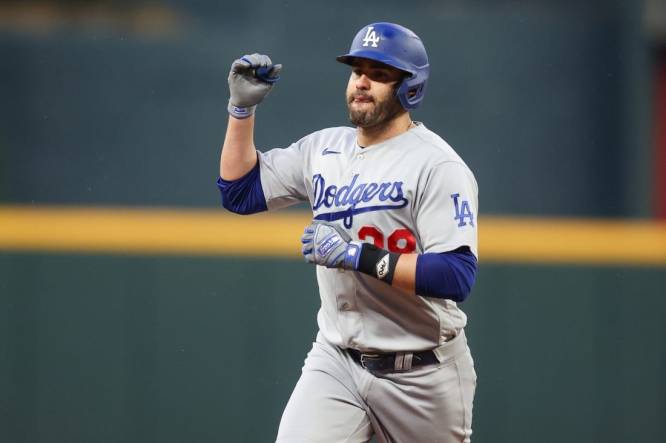 Los Angeles Dodgers place designated hitter J.D. Martinez on