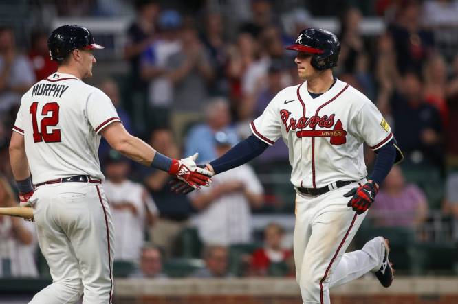 Austin Riley's RBI double, 05/17/2023