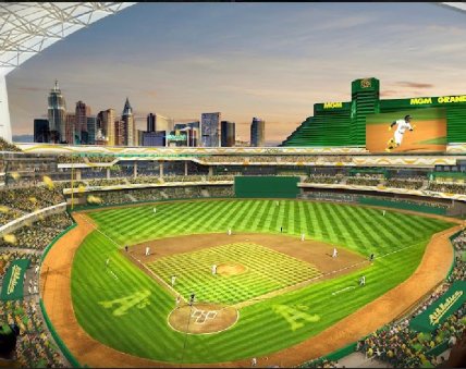 Oakland Athletics stadium renderings in Las Vegas