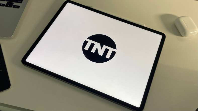 TNT logo on Ipad