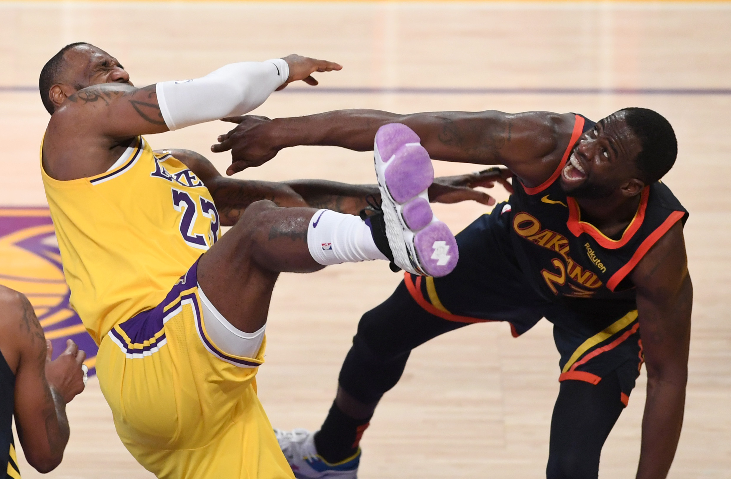 Golden State Warriors' Draymond Green, Los Angeles Lakers' LeBron James  share a rivalry and a friendship