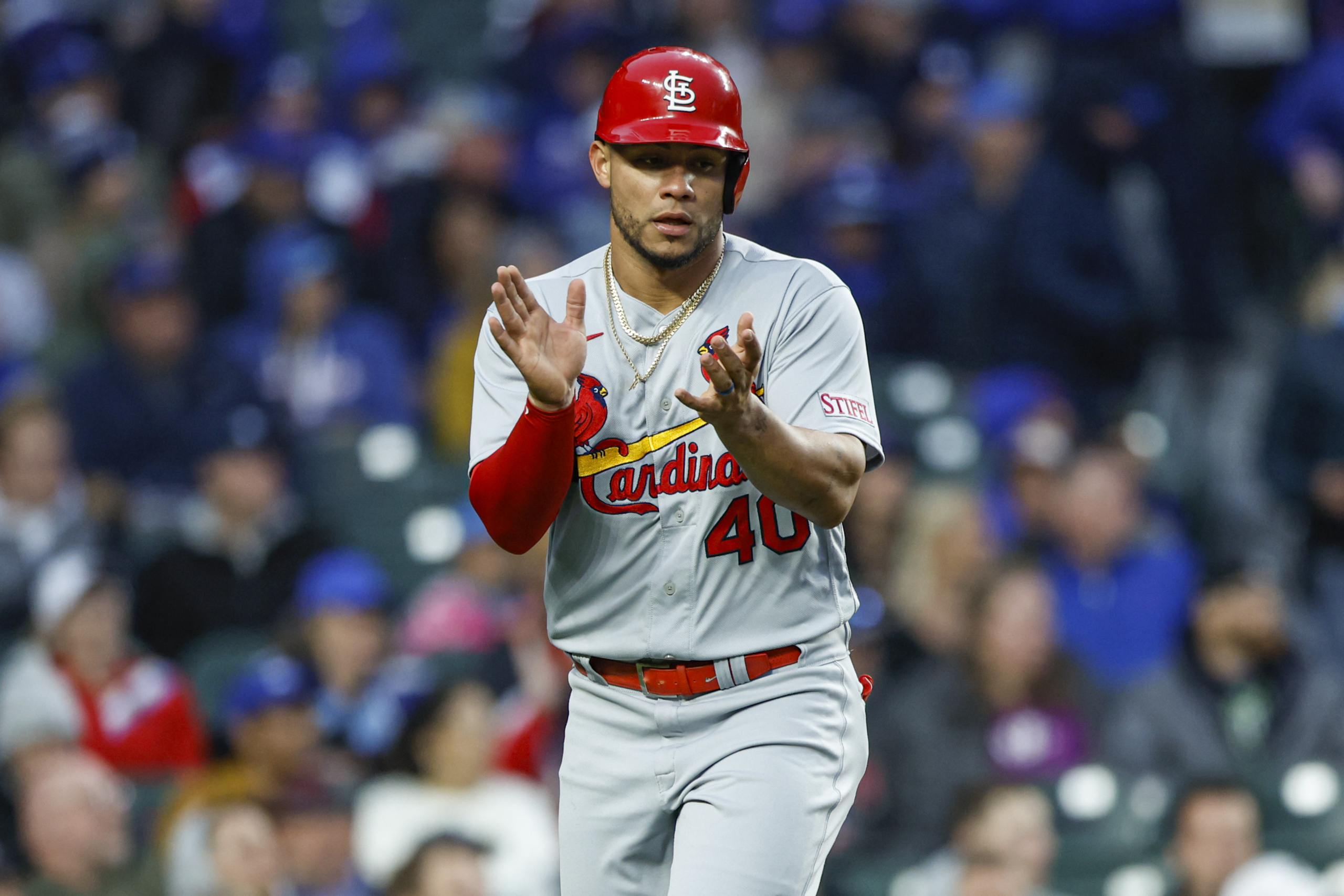 The St. Louis Cardinals are blaming Willson Contreras for their