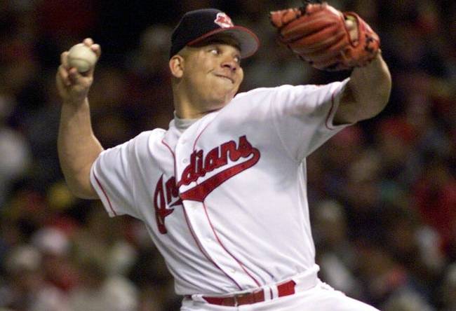 10/9/98    -- Cleveland Indians pitcher Bartolo Colon pitches in the 2nd inning during game three of the American League Championship Series at Jacobs Field in Cleveland. ORG XMIT: ALCS COLON 613

Xxx Alcs Bba S Bba Usa Oh