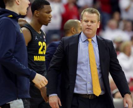 Marquette head coach Steve Wojciechowski is shown  during the second half of their game Sunday, November 17, 2019 at the Kohl Center in Madison, Wis. Wisconsin beat Marquette 77-61.

Mjs Mumen18 19 Hoffman Jpg Mumen18