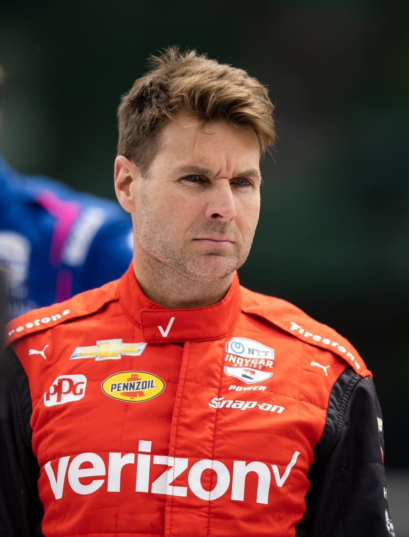 May 28, 2023; Indianapolis, Indiana, USA; IndyCar Series driver Will Power (12) during the Indianapolis 500 at Indianapolis Motor Speedway. Mandatory Credit: Mark J. Rebilas-USA TODAY Sports