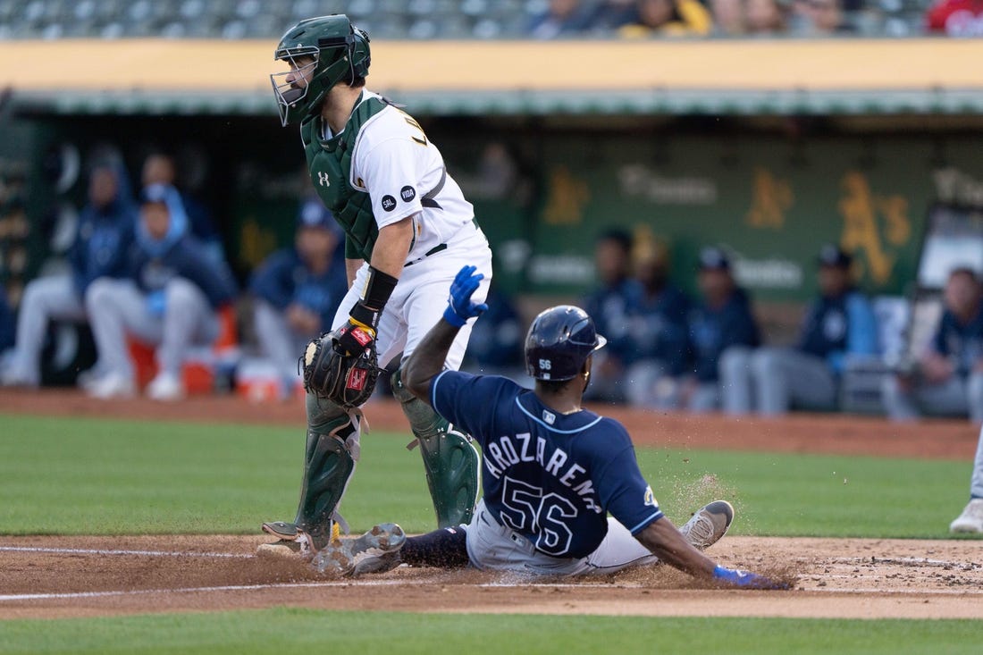 Luis Medina, Oakland A's lose to Tampa Bay Rays as streak ends