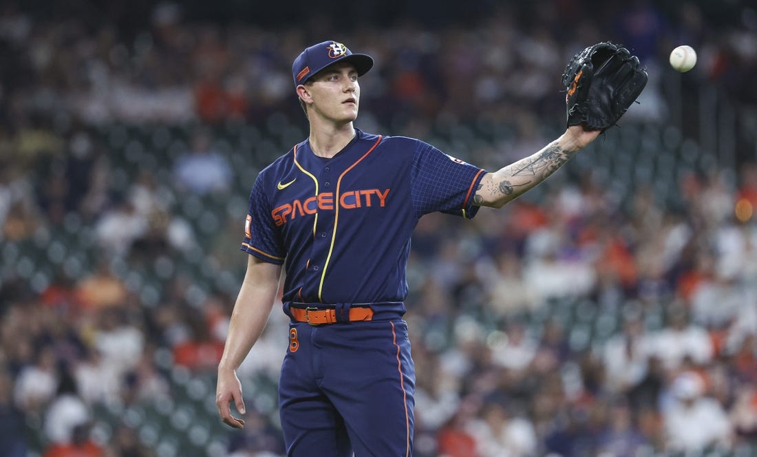 Houston Astros' Hunter Brown looks right at home in MLB debut