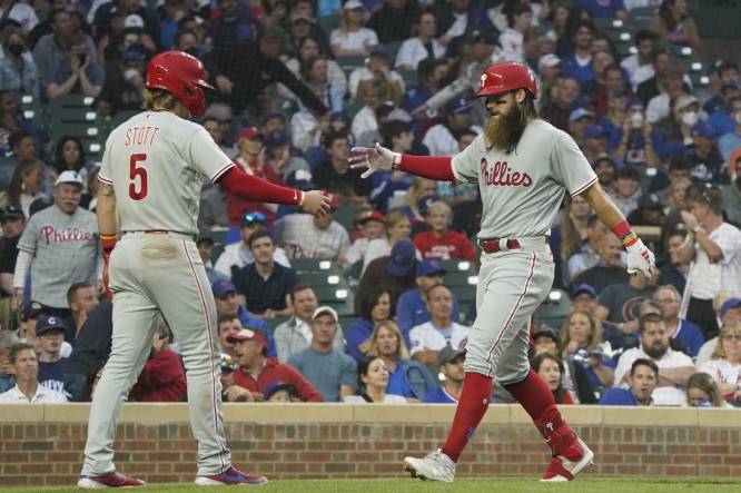 Phillies beat Cubs behind Brandon Marsh, Ranger Suarez