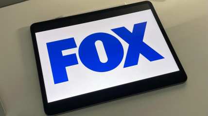 Fox logo on an Ipad