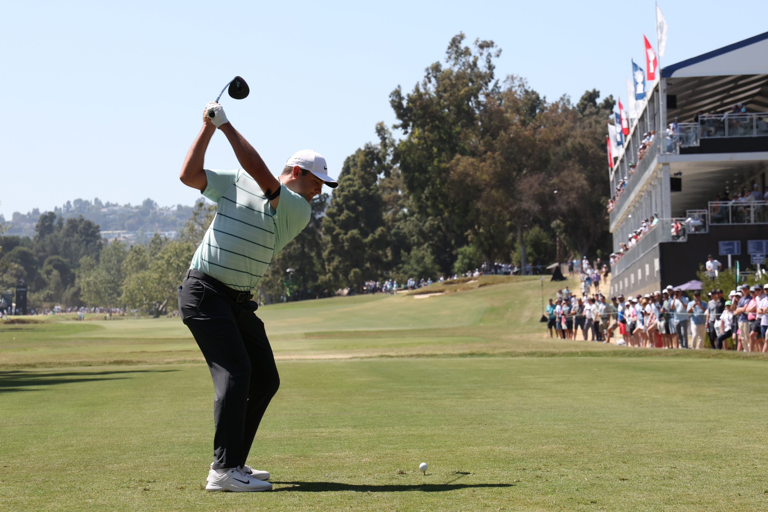 SOUND ON! Joaquin Niemann hits STUNNING wedge for hole-out eagle at The  Players