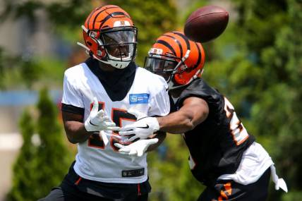 A former Top 10 NFL draft pick of the Bengals, John Ross (15) is trying to re-establish himself as a deep threat in his first season with the Giants.

Xxx 052819 Bengals 663 Jpg S Fbn Usa Oh