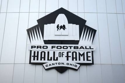 Aug 6, 2022; Canton, OH, USA; A general overall view of the Pro Football Hall of Fame. Mandatory Credit: Kirby Lee-USA TODAY Sports