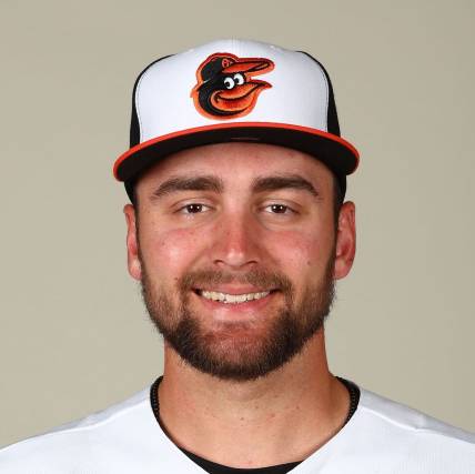 Feb 23, 2023; Sarasota, FL, USA; Baltimore Orioles outfielder Colton Cowser (76) poses for a photo at Ed Smith Stadium. Mandatory Credit: Kim Klement-USA TODAY Sports