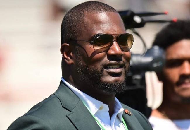 Florida A&M football head coach Willie Simmons looks on during the Orange and Green Spring Game at Bragg Memorial Stadium in Tallahassee, Florida, Saturday, April 15, 2023

Willie Simmons