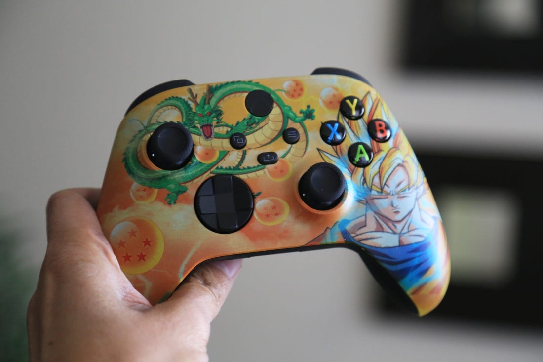 The Dream Controller DBZ Goku Shenron Xbox Controller

Gallery: Dream Controller DBZ Goku Shenron Xbox Controller