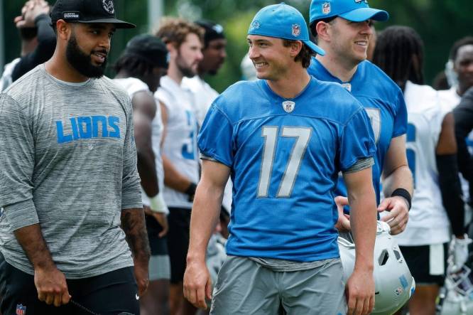 DETROIT, MI - OCTOBER 30: Detroit Lions Placekicker (17) Michael