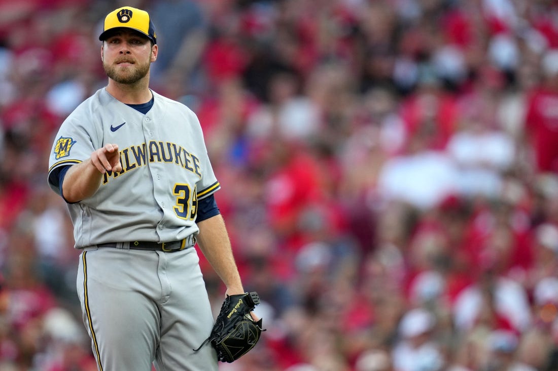 A shorthaired Corbin Burnes DOMINATED The Reds last night across 6