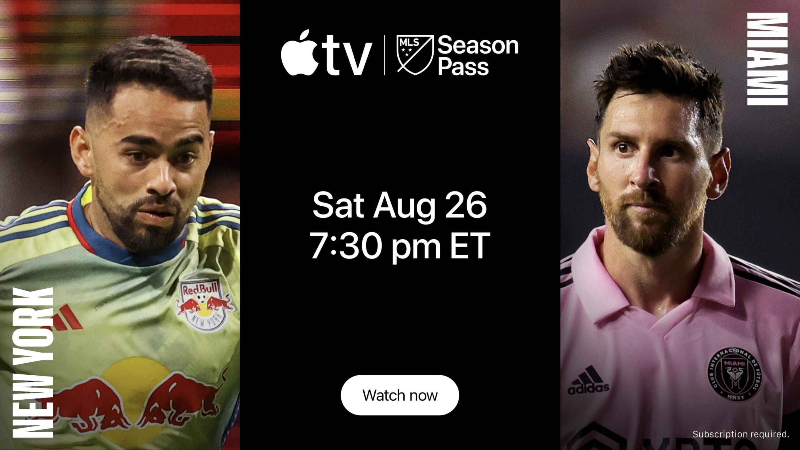 Stream Messi and Inter Miami CF Games Live with Apple TV