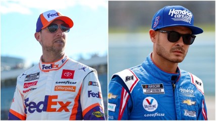 Kyle Larson, Denny Hamlin still ‘agree to disagree’ over Pocono incident