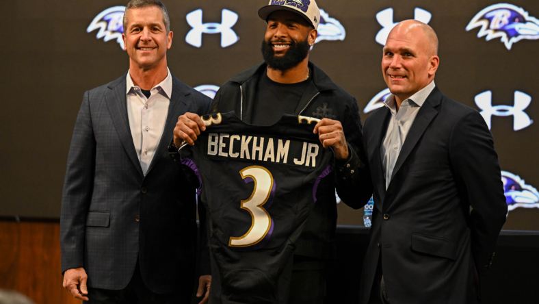 NFL: Baltimore Ravens Odell Beckham Jr. Press Conference