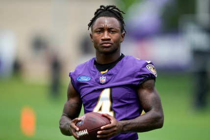 Baltimore Ravens wide receiver Zay Flowers