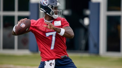 Tennessee Titans QB Malik Willis reportedly might not make the 53-man roster