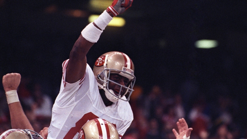 best wide receivers of all time: jerry rice