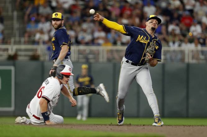 Red Sox make minor trade, acquire infielder Luis Urias from Brewers - CBS  Boston